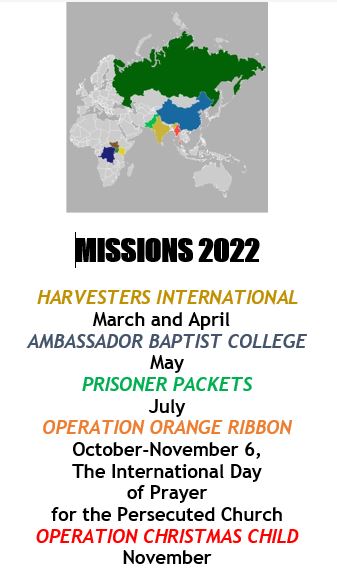 MISSIONS 2022